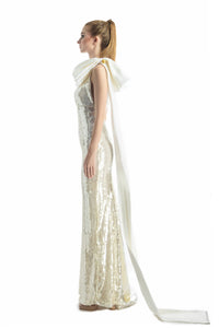 LUMINOUS PEARL GOWN FOR WOMEN