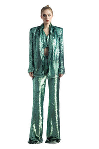 OPULENT JADE SUIT - Luxury Sequin Suit | Haus Of Ao Ta